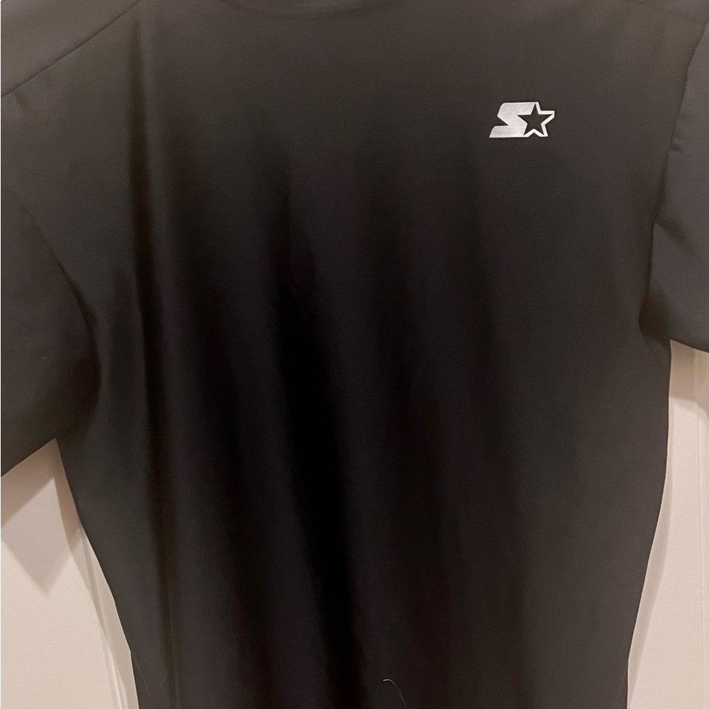 Black Starter athletic training dry fit shirt (black)